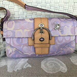 Coach Soho Optic Satchel with Bumblebee.